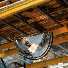 Global Industrial™ Half Dome Acrylic Mirror Indoor 36"" Dia. 180° Viewing Angle