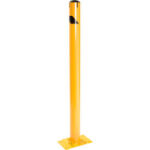 Global Industrial™ Steel Safety Bollard W/Chain Slots Removable Base & Cap 4.5''D x 60''H