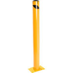 Global Industrial™ Steel Safety Bollard W/Removable Base and Cap 5.5''D x 48''H