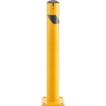 Global Industrial™ Steel Safety Bollard W/Chain Slots & Removable Cap 4.5""D x 36""H