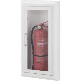 Global Industrial™ Fire Extinguisher Cabinet Semi-Recessed Fits 10 Lbs.