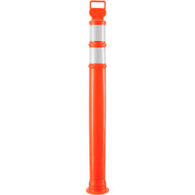 Global Industrial™ Reflective Delineator Post 49""H Orange