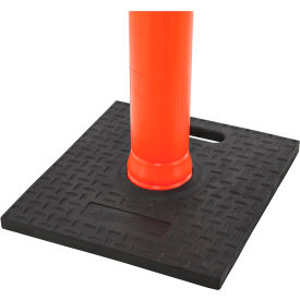 Global Industrial™ Rubber Base For Delineator Post Square