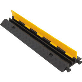 Global Industrial™ 2-Channel Heavy-Duty Cable Protector 16000 lbs. Capacity