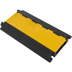 Global Industrial™ 3-Channel Heavy-Duty Cable Protector 22000 lbs. Capacity