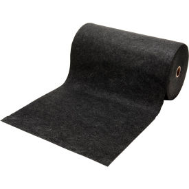 Global Industrial™ Universal High Traffic Sorbent Mat Heavyweight 36""W x 300'L Gray