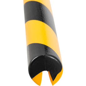 Global Industrial™ Edge Bumper Guard Type B 39-3/8""L Black/Yellow