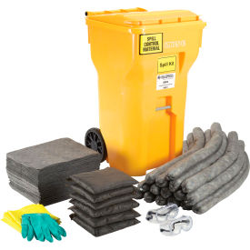 Global Industrial™ Universal Wheeled Spill Kit 65 Gallon