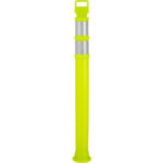 Global Industrial™ Reflective Delineator Post 49""H Lime Green