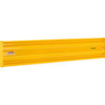 Global Industrial™ Steel Guard Rail 3-Rib 8'L Yellow