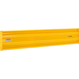 Global Industrial™ Steel Guard Rail 3-Rib 8'L Yellow