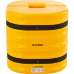 Global Industrial™ Column Protector 6"" Opening 24"" High Yellow
