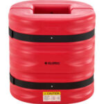 Global Industrial™ Column Protector 10"" Opening 24"" High Red