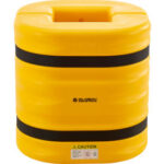 Global Industrial™ Column Protector 10"" Opening 24"" High Yellow