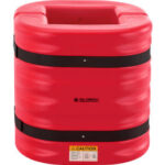 Global Industrial™ Column Protector 12"" Opening 24"" High Red