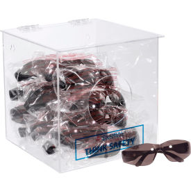 Global Industrial™ Acrylic Safety PPE Dispenser 10"" x 10"" x 10"" GLADB