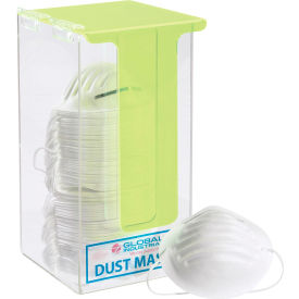 Global Industrial™ Acrylic Safety PPE Dispenser Dust Mask Dispenser With Cover GLADM1
