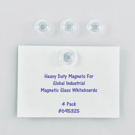 Global Industrial Heavy Duty Magnets Pack of 4