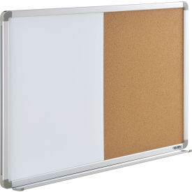Global Industrial™ 36""W x 24""H Combination Board - Whiteboard/Cork