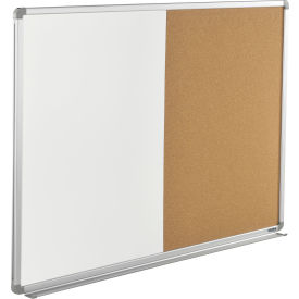 Global Industrial™ 48""W x 36""H Combination Board - Whiteboard/Cork