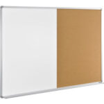 Global Industrial™ 72""W x 48""H Combination Board - Whiteboard/Cork