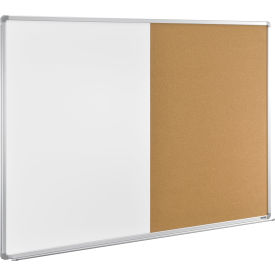 Global Industrial™ 72""W x 48""H Combination Board - Whiteboard/Cork