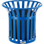 Global Industrial™ Steel Slat Planter - Blue