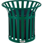 Global Industrial™ Steel Slat Planter - Green