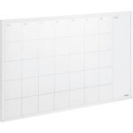 Global Industrial™ Steel Cubicle Calendar Whiteboard Monthly 24""W x 14""H