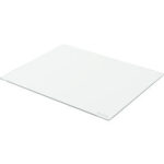 Interion® Glass Chair Mat 46""L x 36""W