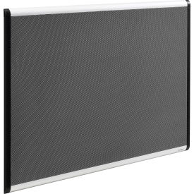 Global Industrial™ Fabric Mesh Bulletin Board 72""W x 48""H Gray