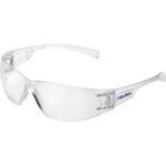 Global Industrial™ Frameless Safety Glasses Scratch Resistant Clear Lens