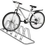 Global Industrial™ Single-Sided Adjustable Bicycle Parking Rack 5-Bike Capacity