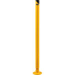 Global Industrial™ Spring Loaded Bollard 42 H x 2-1/2 Diameter Powder Coated Yellow