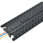 Global Industrial™ Molded Rubber Cable Protector Black