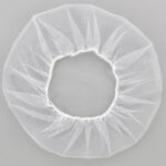 Global Industrial™ Nylon Hairnet 20"" Honeycomb White 100/Bag