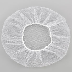 Global Industrial™ Nylon Hairnet 24"" Honeycomb White 100/Bag