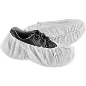 Global Industrial™ Standard Disposable Shoe Covers Size 6-11 White 150 Pairs/Case