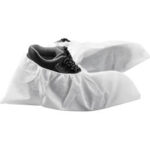 Global Industrial™ Skid Resistant Disposable Shoe Covers Size 6-11 White 150 Pairs/Case
