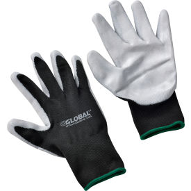 Global Industrial™ Foam Nitrile Coated Gloves Gray/Black Medium 1 Pair