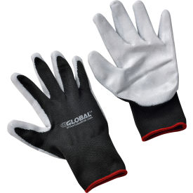 Global Industrial™ Foam Nitrile Coated Gloves Gray/Black Small 1 Pair
