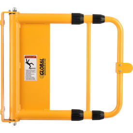 Global Industrial™ Universal Spring-Loaded Safety Swing Gate 22 - 40 W Opening Yellow