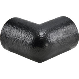 Global Industrial™ 2D Protective Safety Corner Guards PU Foam Adhesive Backed Black 1/Each