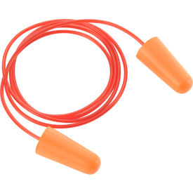 Global Industrial™ Bullet Earplugs Tapered Corded NRR 32 dB 100 Pairs/Box