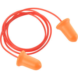 Global Industrial™ Bell Earplugs Contour Corded NRR 32 dB 100 Pairs/Box