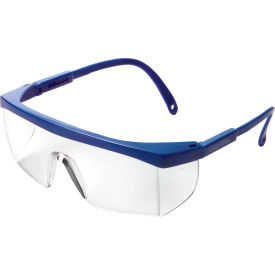 Global Industrial™ Half Frame Safety Glasses Brow Guard & Side Shields Anti-Fog Clear Lens