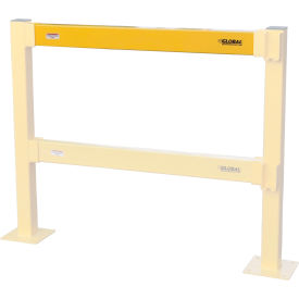 Global Industrial™ Steel Lift-Out Guard Rail Light Duty 10'L Yellow
