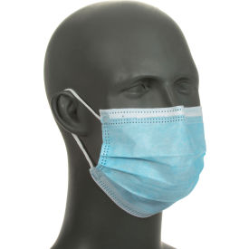 Face Mask With Ear Loops 3-Ply 50/Box