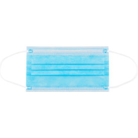 Disposable 3-Ply Face Mask Adult Size Individually Packed 50/Box