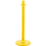 Global Industrial™ Medium Duty Plastic Stanchion Post 40""H Yellow
